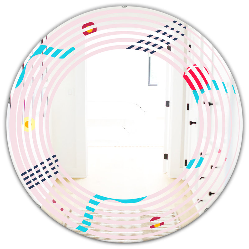 Miroir mural Wave, H 31,5 po x l po
