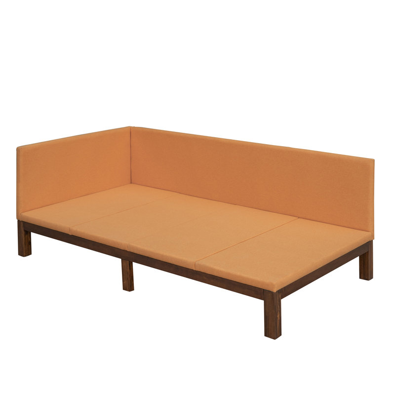 Latiyah 30" Bed Frame, Twin, Orange