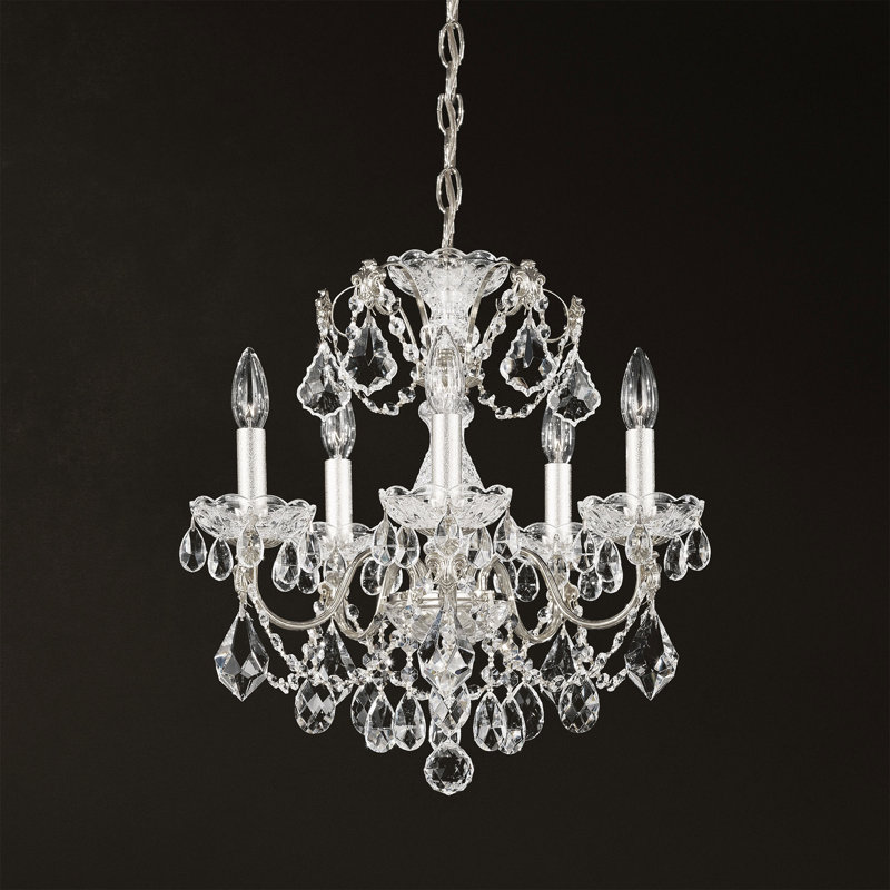 Century 5 - Light Chandelier, Black