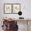 Blush Blooms & Butterflies, ensemble de 2 toiles flottantes encadrées, design par Nan-1072128024-1072128023