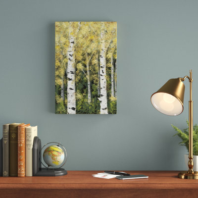 «Birch Treeline I» par Jade Reynolds, reproduction d'art sur toile