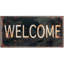 Welcome - No Frame Print on Metal