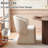 3-Piece Dining Table Set, Wood Top, Faux Fur Armchairs-108053034-108053037-108053038