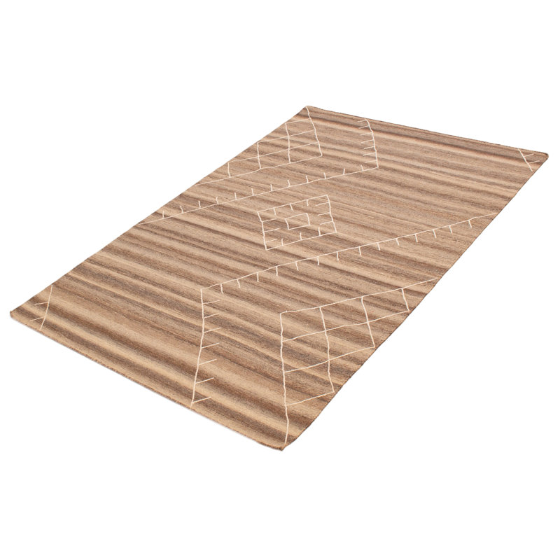 Marrakech Tan Kilim 5'2" x 8'0"