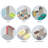 Dunmore Cream 6-Panel Single Rail Panel Track Extendable 48"-84" W x 91.4"H, Panel width 15.75"
