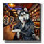 «Biker Bar Husky Dog» par Rey Klimt, art mural sur toile-1376831774