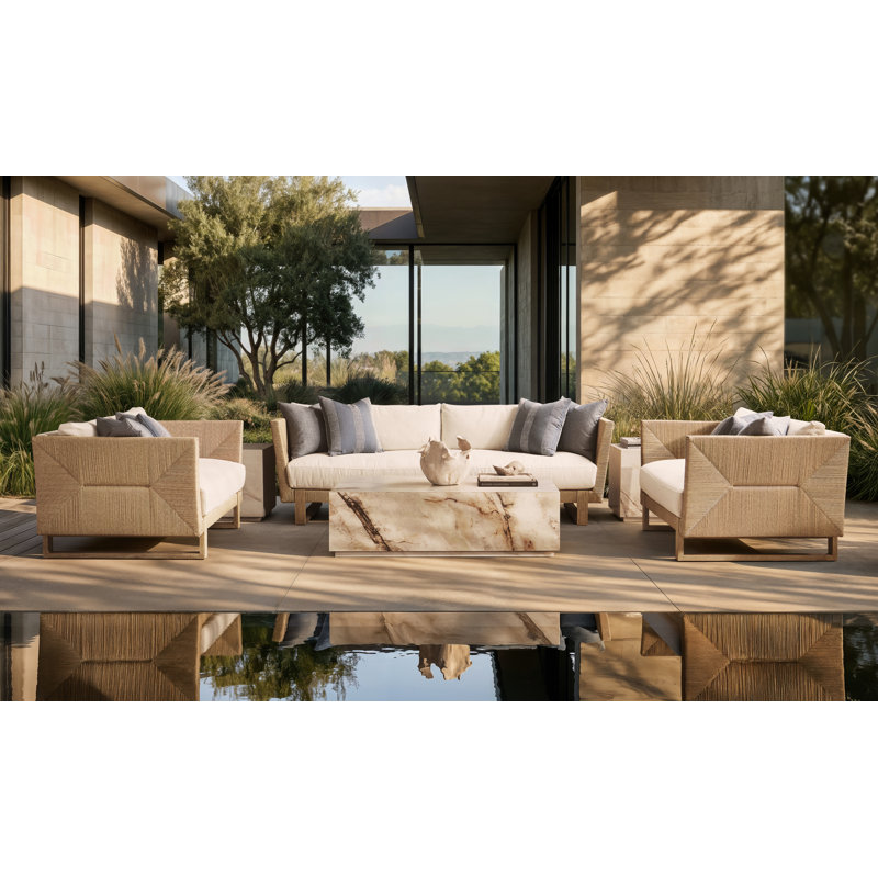 Praia Outdoor Teak Lounge Chair