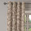 Ligne de rideau à œillets à motif floral bohème brun foncé 50 po x 96 po Dakota Fields-1379729217