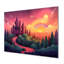 «Nursery Magical Castle Rainbow» - art mural arc-en-ciel-1406698535-1406698543