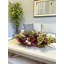 Centre de table d'automne avec hortensias et roses