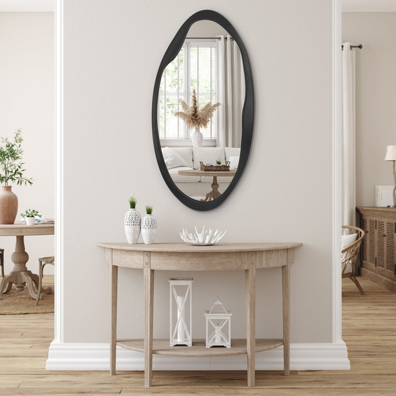 Miroir mural Bernalee, Noir