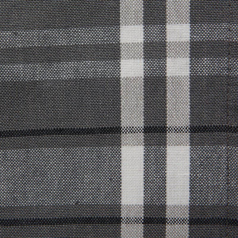 Shelton Striped 100% Cotton Table Runner, 14" W x 108" L, Gray
