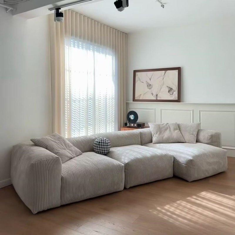 Tofu-Shaped Living Room Modular Sofa
