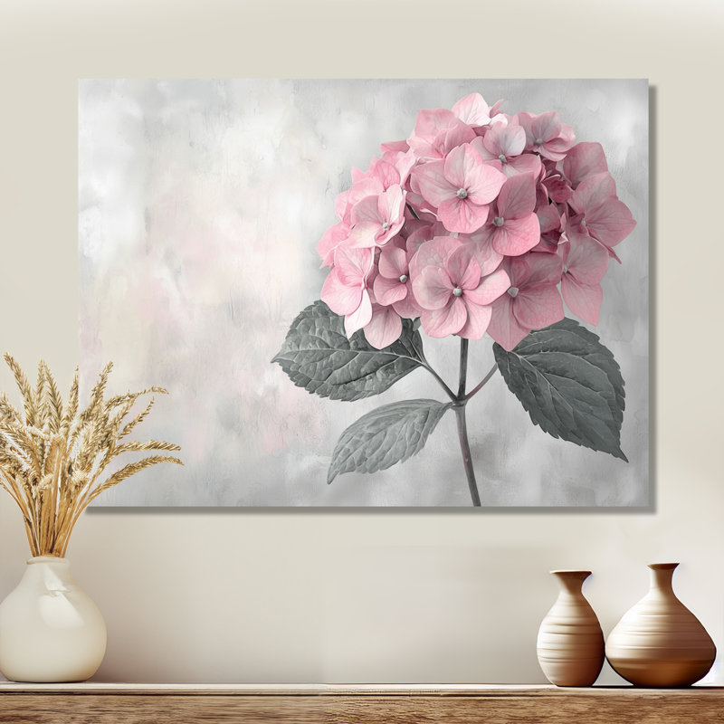 «Blue Hydrangea Garden Bliss II», art mural en métal, impression d'art traditionnel en métal, H 12 po x l 20 po