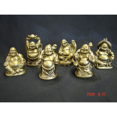 Ensemble de 6 figurines de Bouddha