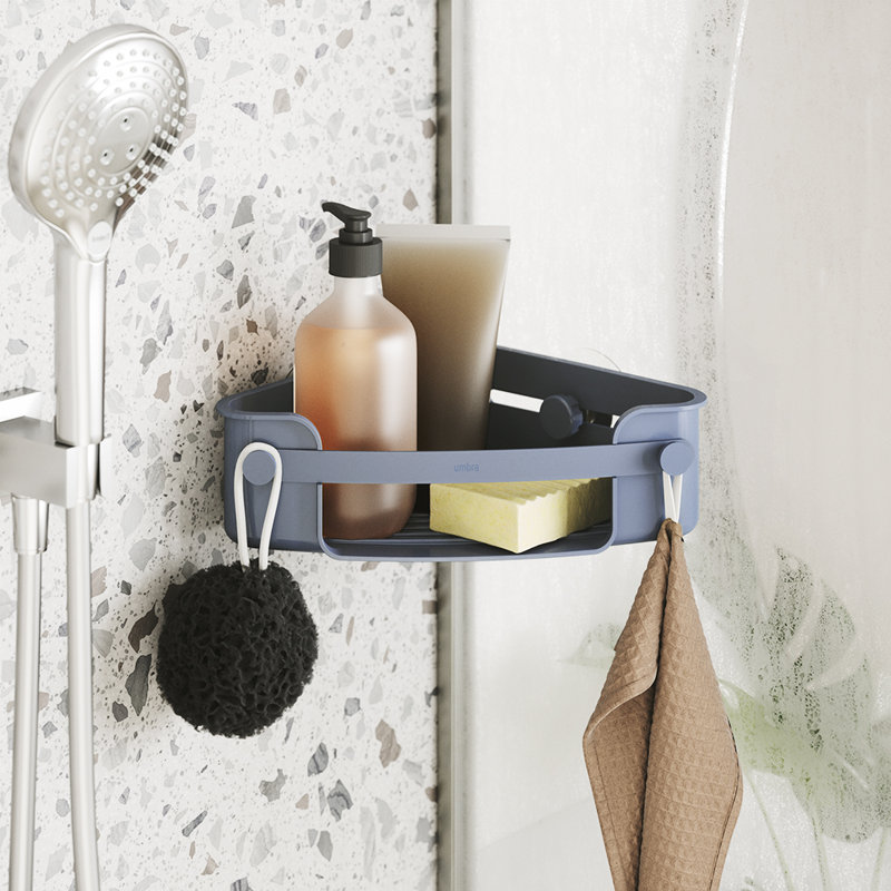 Panier de douche Flex, Bleu ardoise