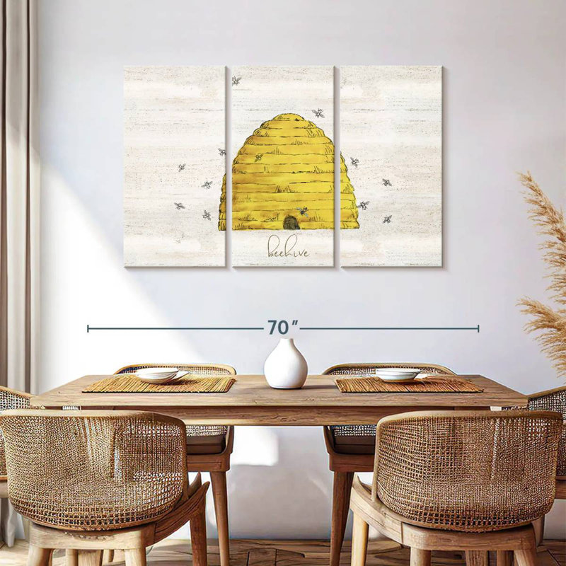 Brampt Bee's Life I - Beehive, 36" H x 57" W