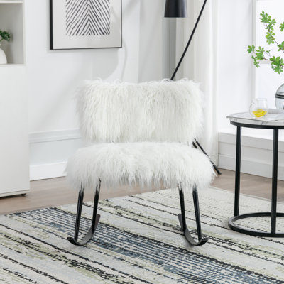 Grandview Faux Fur Rocking Chair