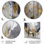 Shapes And Lines Abstract Marble III - Art mural abstrait en métal marbré-283224184