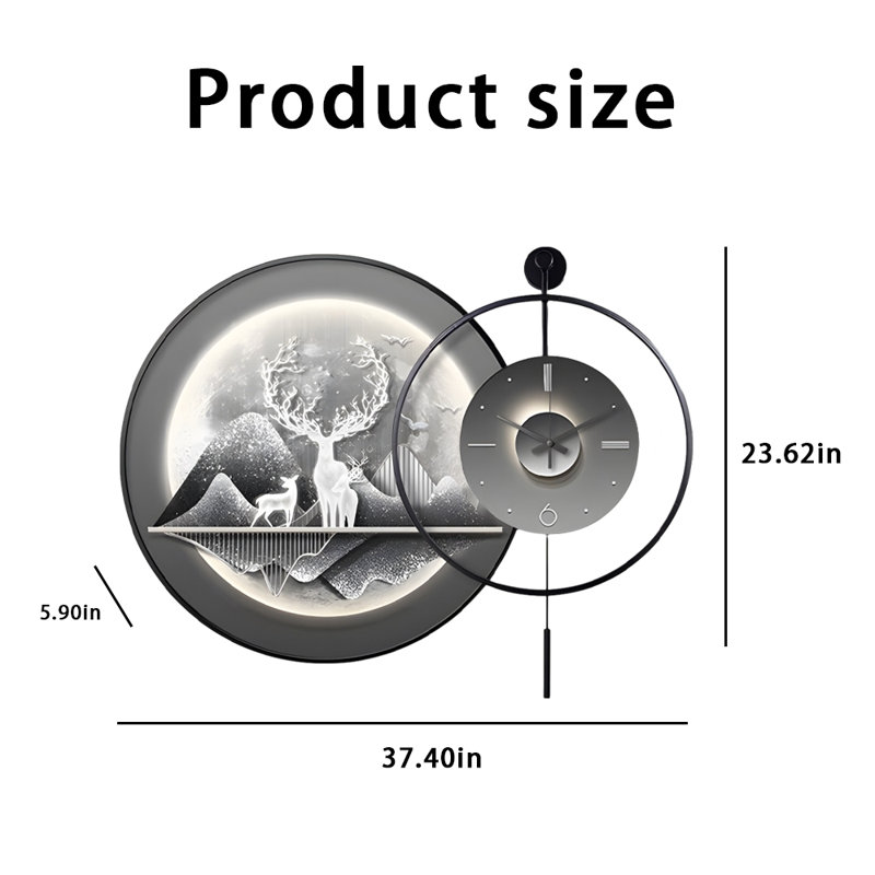 Aluminium Alloy Wall Clock