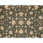 Tapis rectangulaire en laine noué à la main
