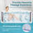 Inflatable Hot Tub, 4-6 Person Large Square Portable Hot Tub, Leak-proof Pvc Spa With 130 Air Jets