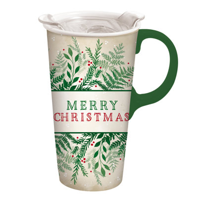 Grande tasse de voyage joyeux christmas Karas