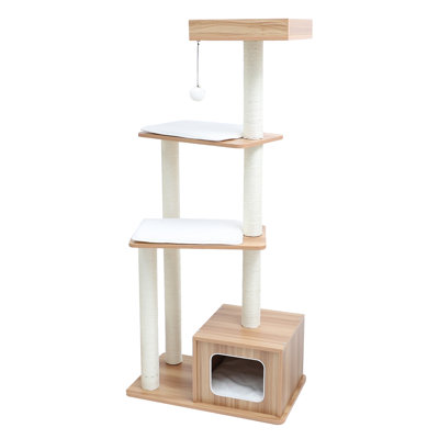 Contemporary Multi-Tiered Cat Condo