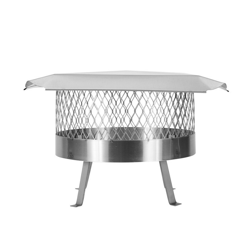 Ensemble d’outils de cheminée en acier simple, 16 po