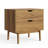 Indra 22" H 2-Drawer Wood Nightstand-2135511161