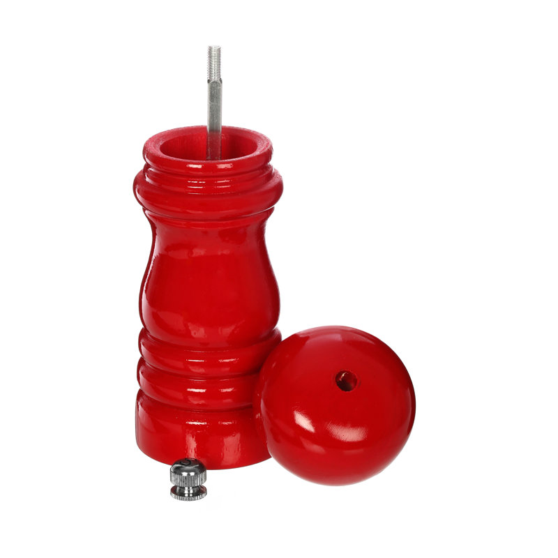 Brand Wood No Salt And Pepper Shaker Set, Red