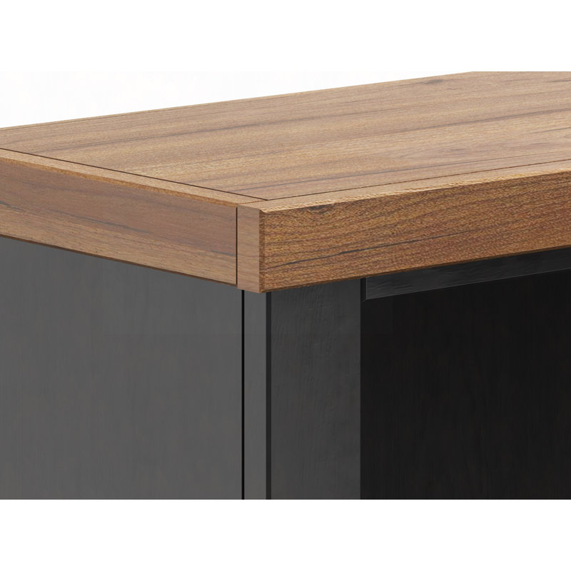 Bibliothèque 72 "à 5 tablettes de haut, aucun assemblage requis, Noir