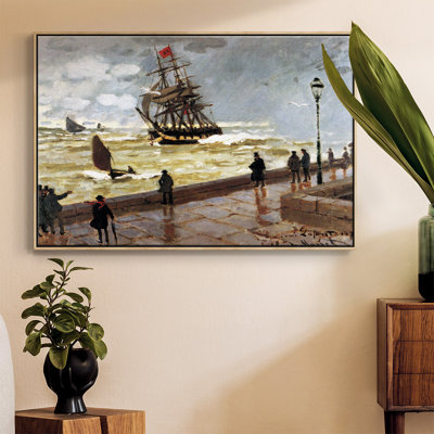 Monet, reproduction d'art encadrée sur toile par Claude Monet