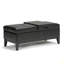 Banc de rangement avec repose-pieds Oregon-1215642567
