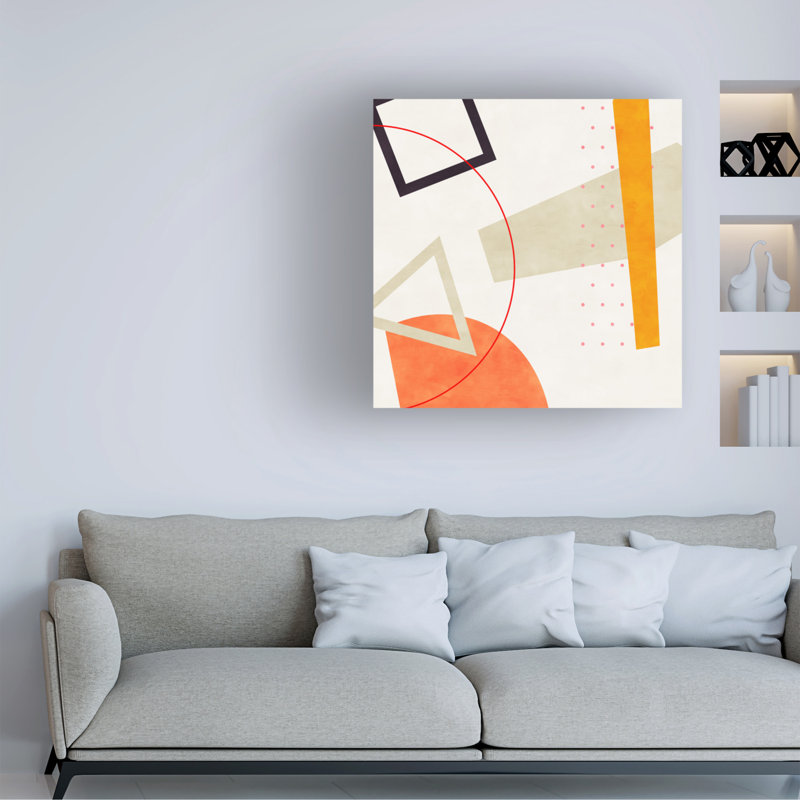 Bolognaise, bauhaus moyen, géométrie 6, H 24 po x l 24 po x P 2 po