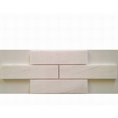 SMPL/S 2x8 BIANCO VENATO HONED
