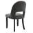 Linen Upholstered Dining Chairs with Curved High Back and Solid Wood Legs-118681425-128436211