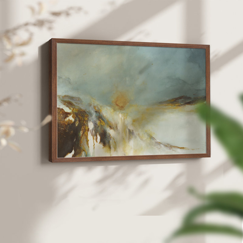 Terra Sol -Framed Print - Restickable, Walnut, 16" H x 20" W