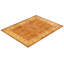 Tapis unique rouge / orange / beige noué à la main Tuong Mogul 8 pi 3 po x 10 pi 8 po