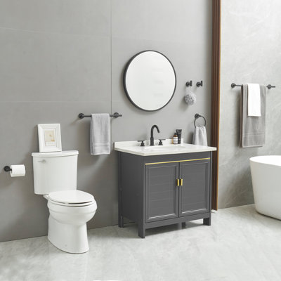 Obsidian 6-Piece Bathroom Hardware Set