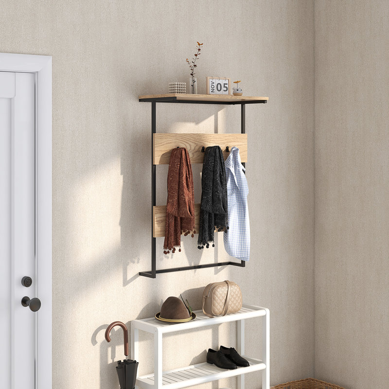 Sokoya Wall Mounted Coat Rack