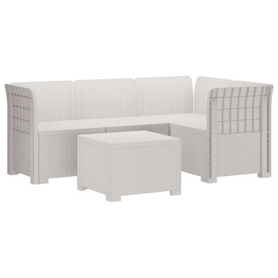  Garden Sofa Rattan Look PP Outdoor Contemporary Furniture Seating Patio