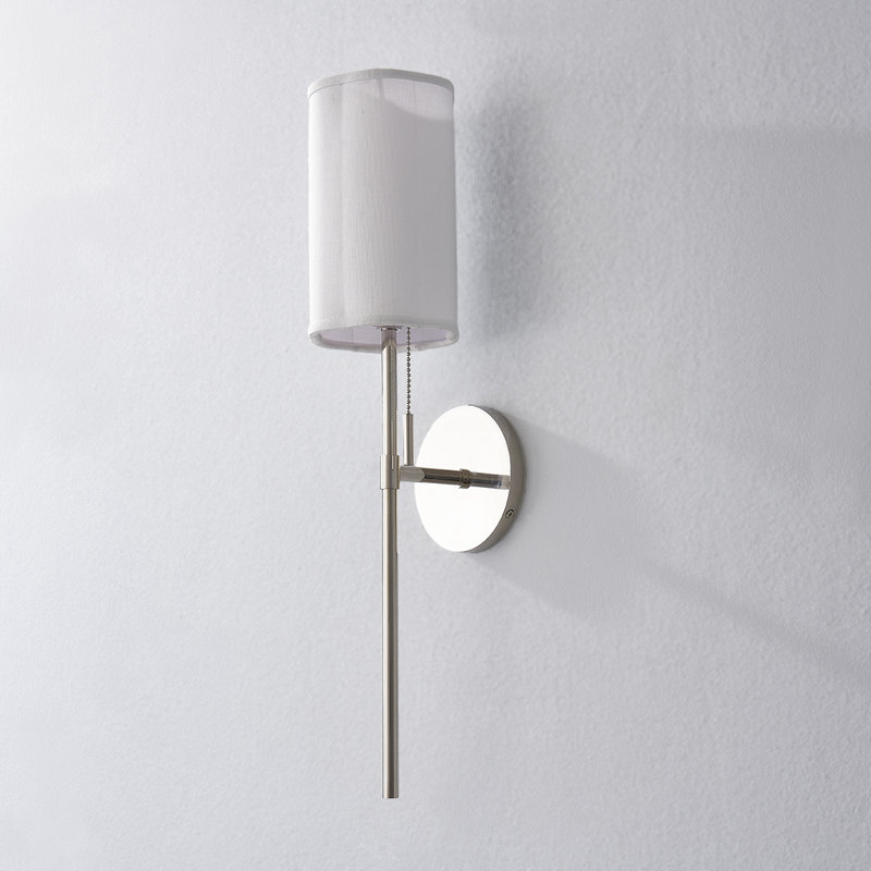 Fawn 1 Light Wall Sconce, Polished Nickel