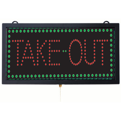 9.75'' Text & Numbers Themed LED Sign