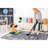 5x7 Non-shedding Area Rug In Blue - Stain , Ideal For Home Office, Bedroom, Dining Enhances Living Room, Room-303812208