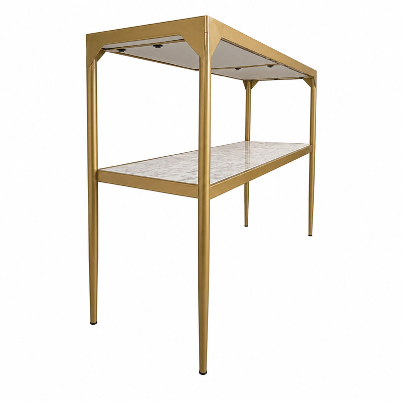 Dalia Iron and Marble Console Table