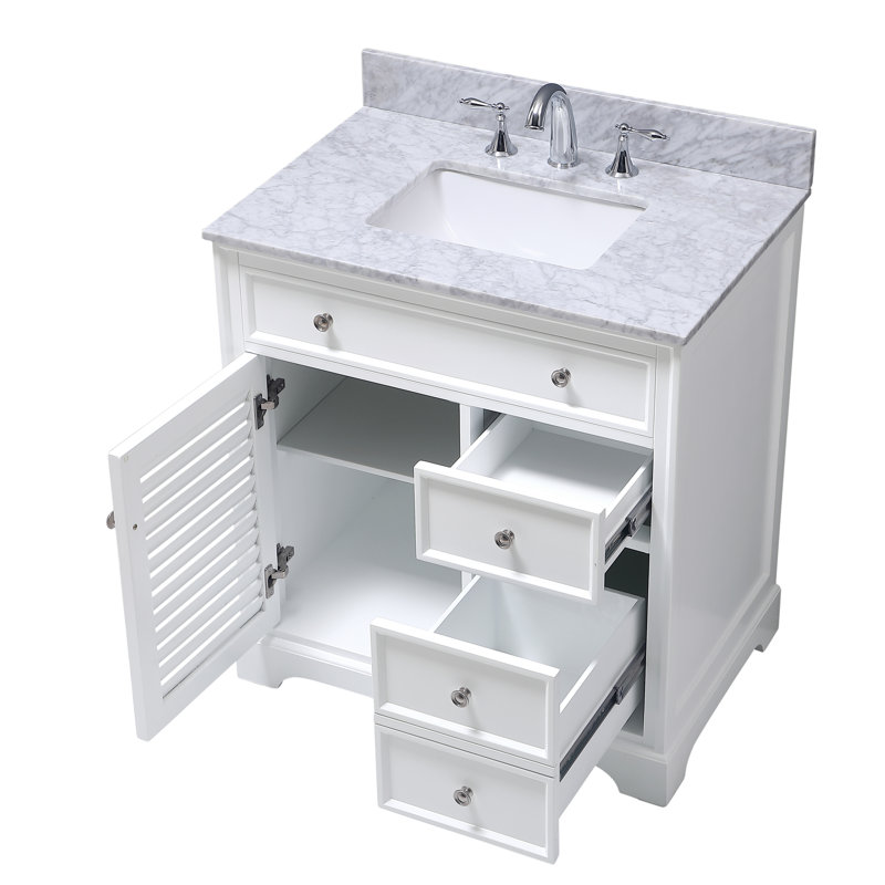 Ensemble de meuble-lavabo simple 32 po Closter, Blanc