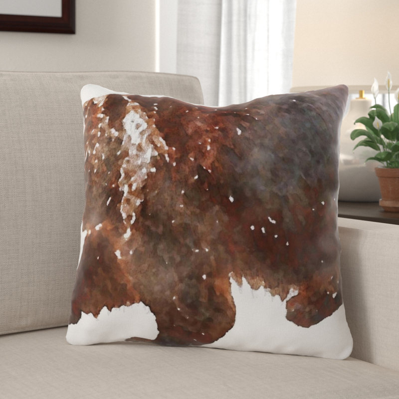 Coussin ours Lindsay, Microsuède, Intérieur