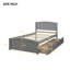 Lit plateforme simple avec deux tiroirs-988722400