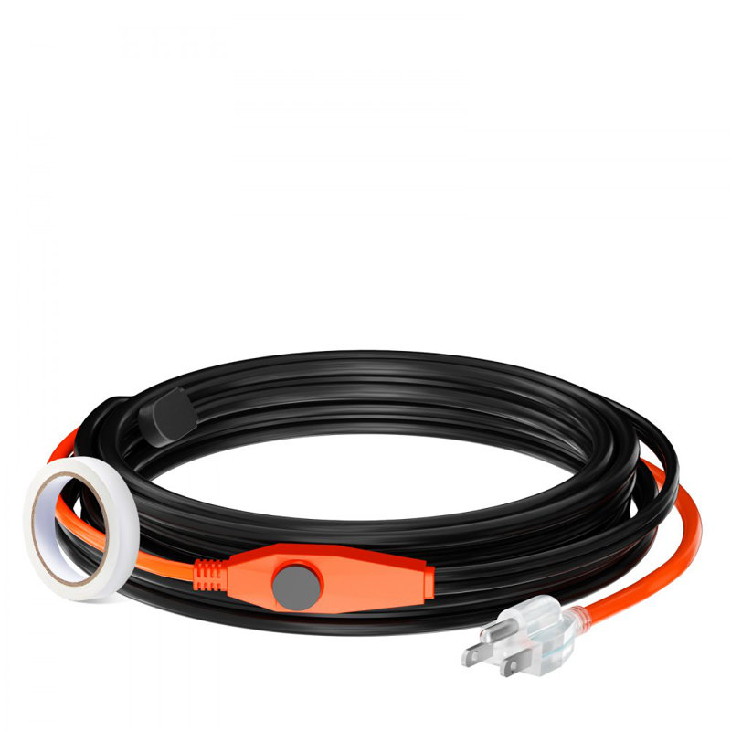 Ruban chauffant 24 pieds 7W / pi pour tuyau avec thermostat intégré, 288"